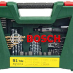BOSCH V-Line Bohrer&#8209; und Schrauberbit-Set Titan, 91-teilig